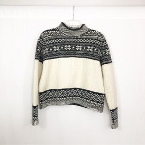 Valerie Stevens Furblend Lambswool Angora Rabbit Hair Soft Sweater, Size Medium